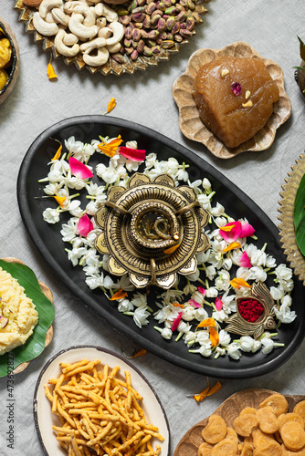 Diwali Sweets and Snacks photo