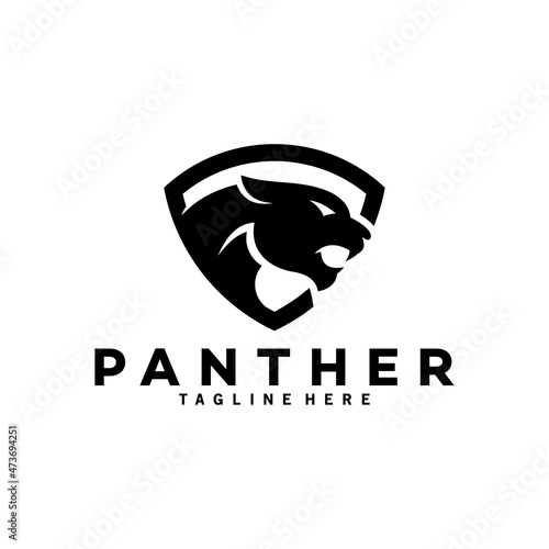panther logo wild animals