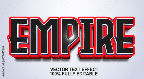 empire vector text effect