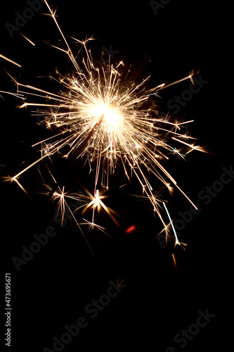 Wallpaper Mural a fireworks on black background Torontodigital.ca