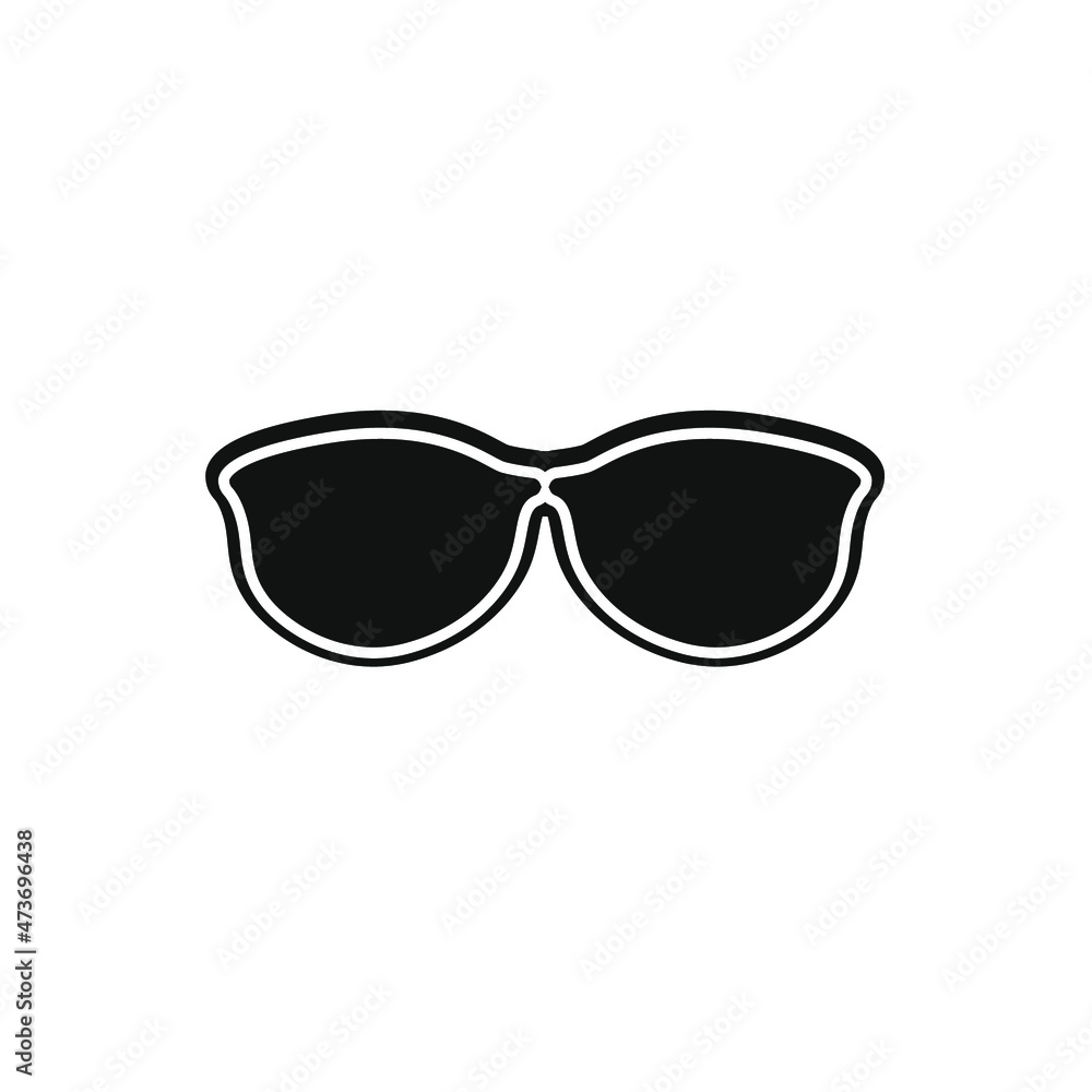 Fototapeta premium Glasses icons symbol vector elements for infographic web