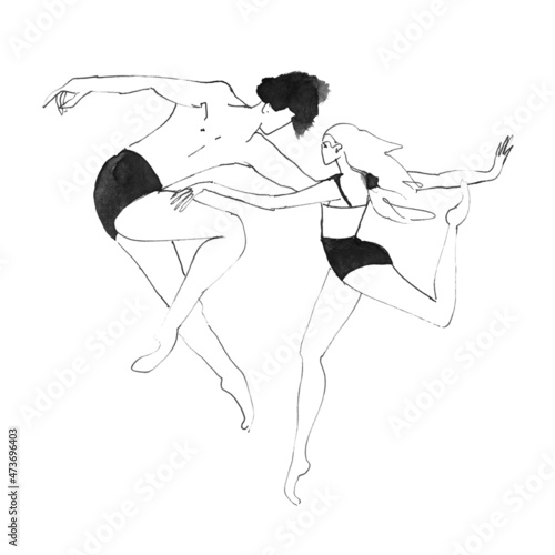 Modern ballet  photo