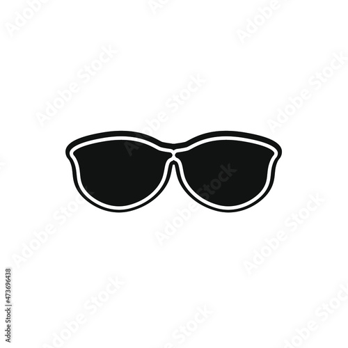 Glasses icons symbol vector elements for infographic web