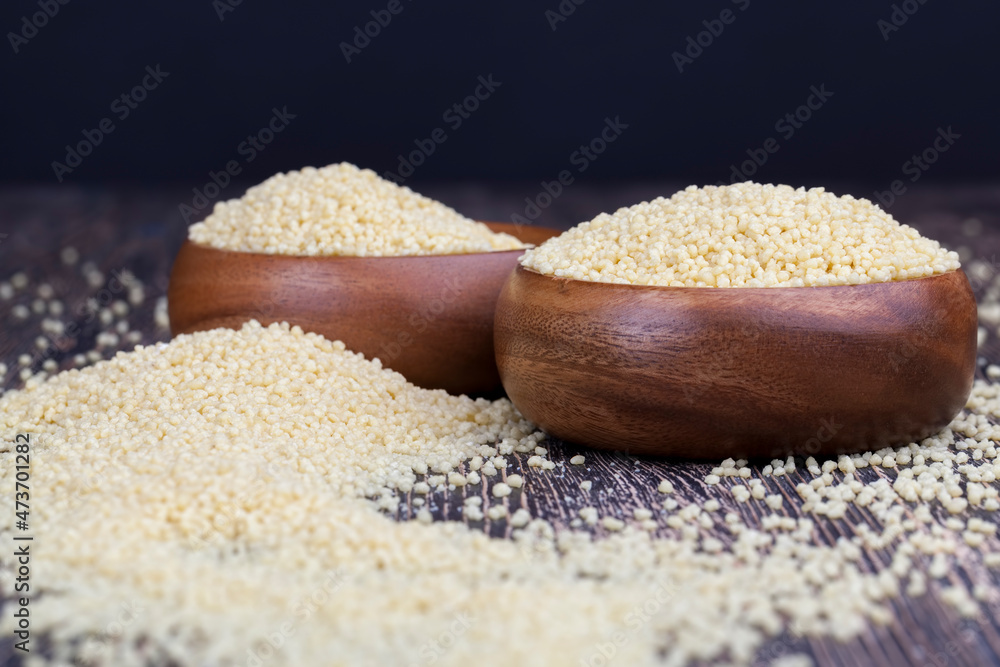 yellow dry crushed couscous is a traditional food for Africa yellow dry crushed couscous is a traditional food for Africa