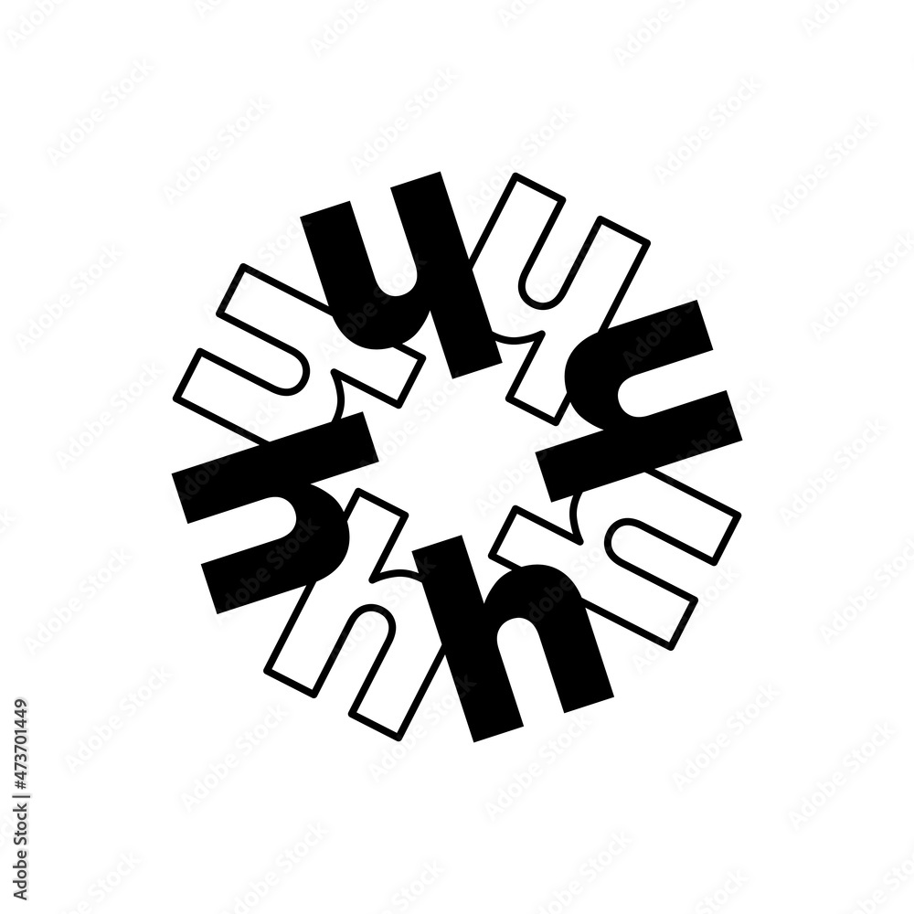 'h' company Name initial letters monogram. H letter monogram. 'h' company Name initial letters monogram. H letter monogram.