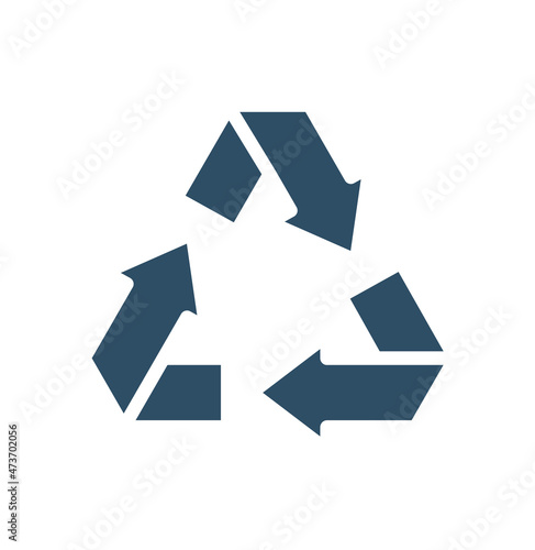 Recyclable ecology, nature green icons on white background. Vector