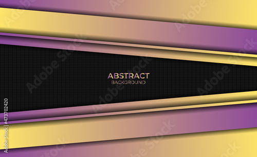 Design Abstract Style Gradient Purple Yellow Background