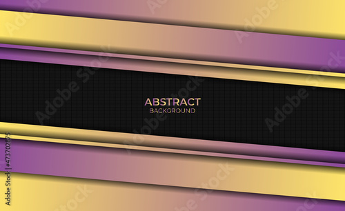 Design Abstract Gradient Purple Yellow Style Background