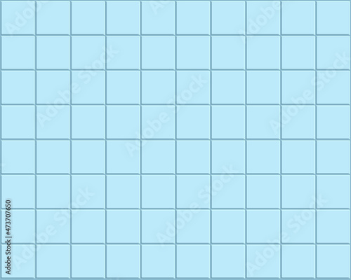 Blue tiles texture. Abstract white vector background