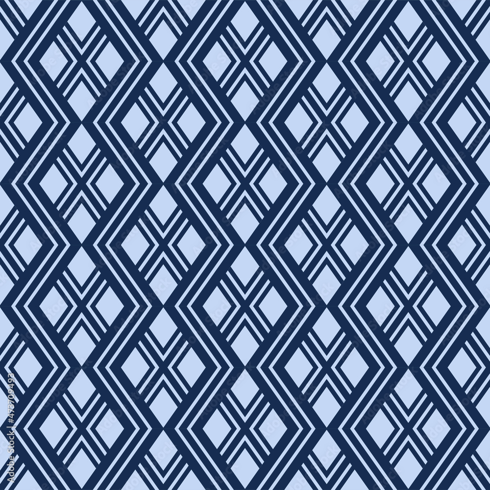 Japanese Zigzag Diamond Line Vector Seamless Pattern Japanese Zigzag Diamond Line Vector Seamless Pattern