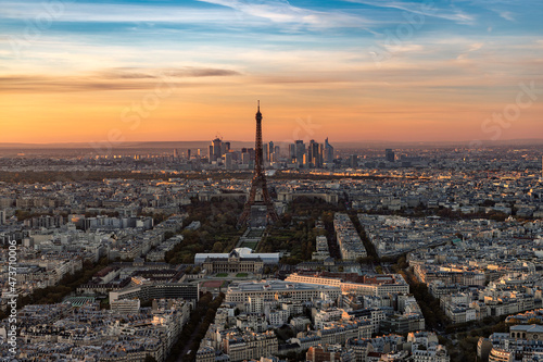 der Eiffelturm in Paris