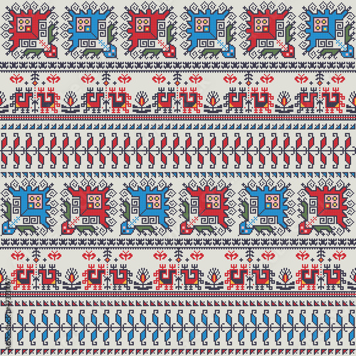 Bulgarian embroidery pattern 22