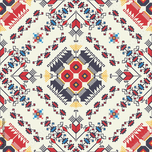 Bulgarian embroidery pattern 29