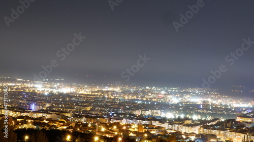 view of the city at night © Savas