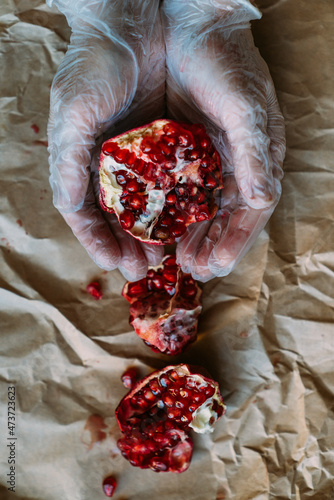 Still life with grenades. photo