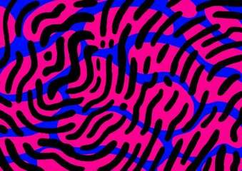Abstract pattern of lines and shapes