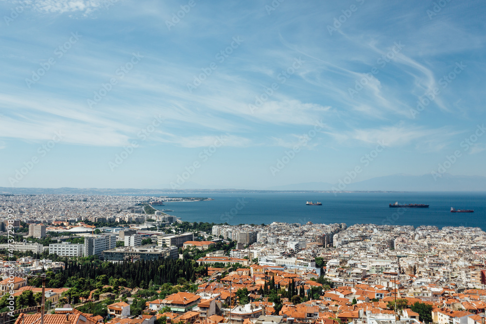 Panoramic View Of Thessaloniki Panoramic View Of Thessaloniki