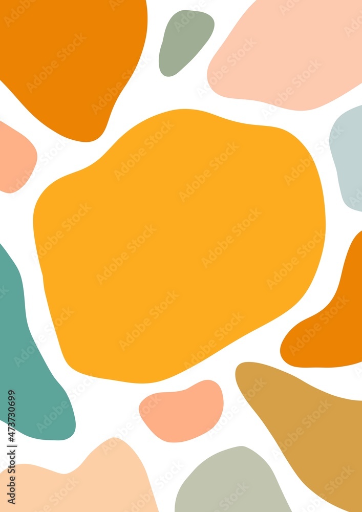 Spotted abstract background for your poster, packaging, cards, website and banners. Abstract light colors illustration. Yellow package background.