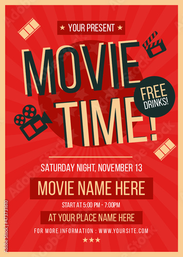 Vintage Movie Flyer