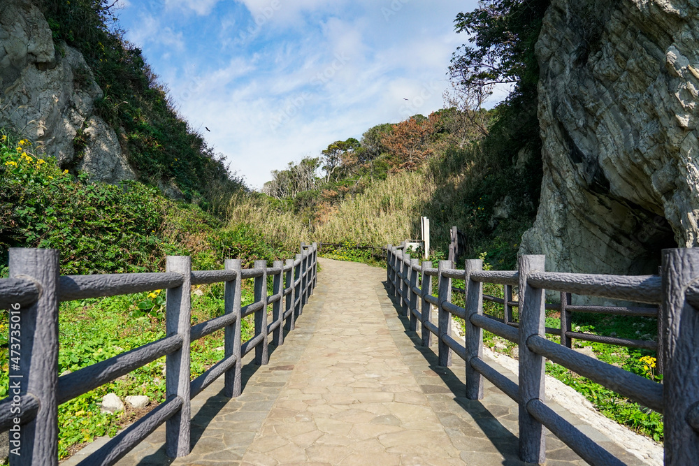 三浦半島の荒崎 荒崎公園 荒崎海岸 荒崎シーサイドコース（神奈川県横須賀市）