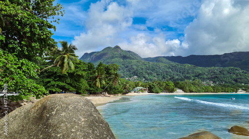 Tropical beach, Grand Anse, Seyschelles