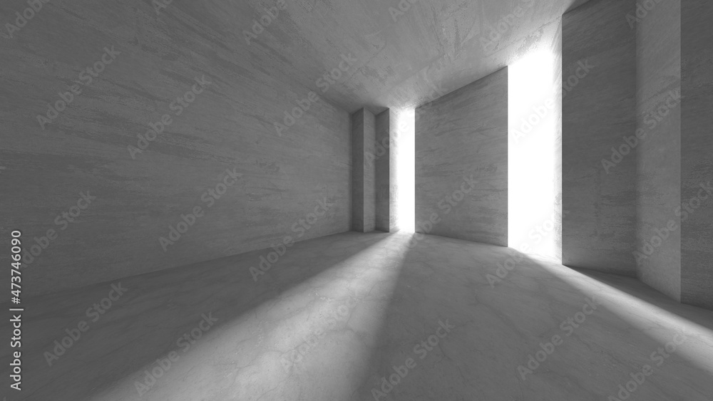 Abstract architecture background. Empty rough concrete interior Abstract architecture background. Empty rough concrete interior