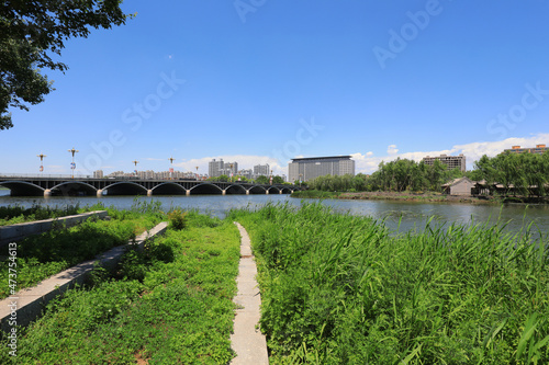 Wallpaper Mural Waterfront City architectural scenery, North China Torontodigital.ca