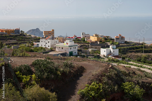 view of the village in the morning