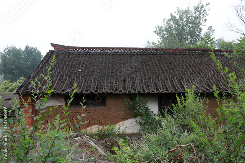 Broken rural architectural landscape, North China