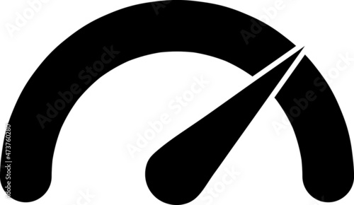 The tachometer, speedometer and indicator icon. Speed sign logo. Vector.eps