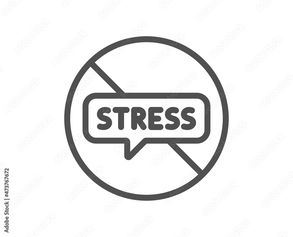 Stop Stress Line Icon Anxiety Depression Sign Mental Health Symbol stop-stress-line-icon-anxiety-depression-sign-mental-health-symbol