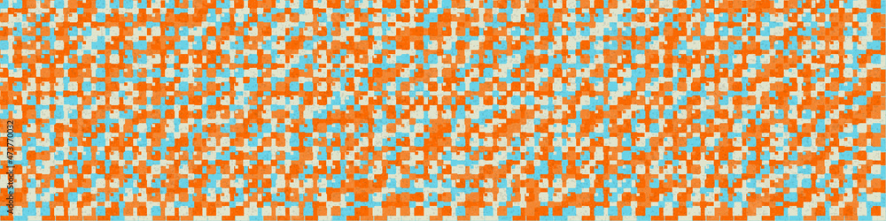 Fototapeta premium Abstract Geometric Pattern generative computational art illustration