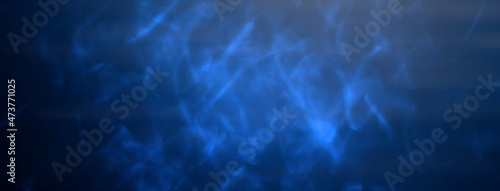 Blue Smoke on Blue Background