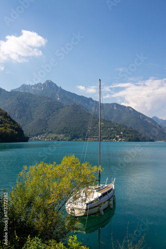 boats in the lake