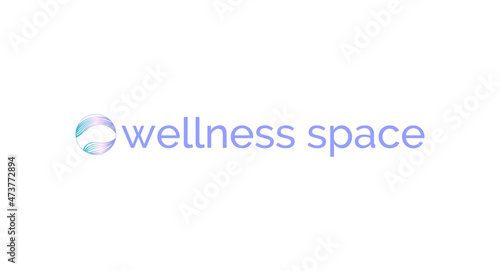 wellness space logo for business, company, logo for psychologists, psychotherapists, health centers, yoga clubs
