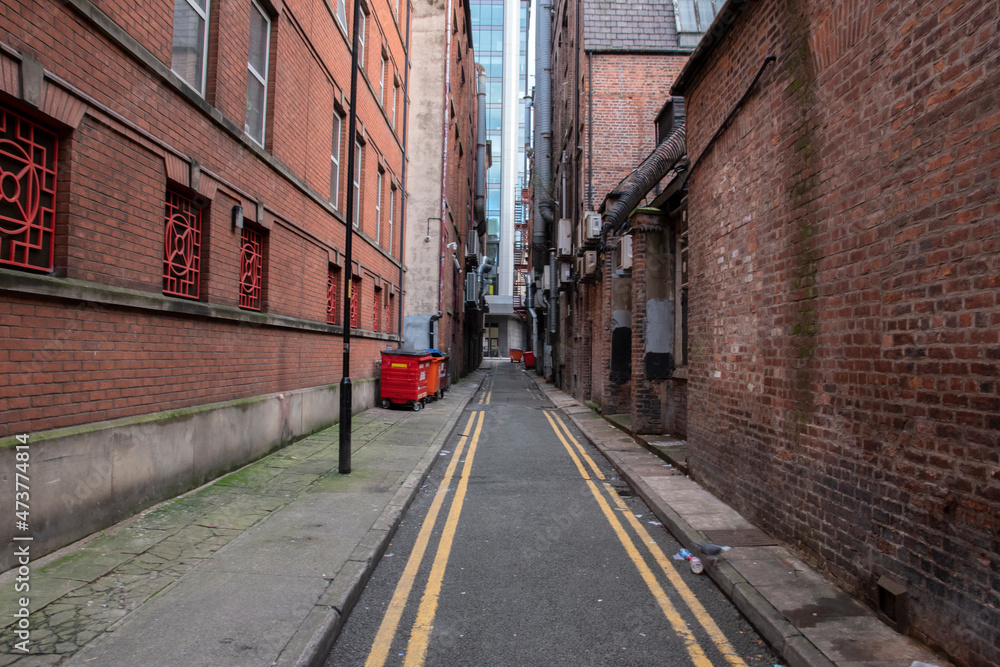 Side Street At Manchester England 8-12-2019