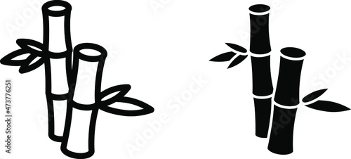 Bamboo icon , vector illustration
