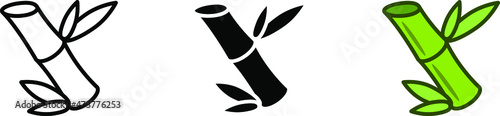 Bamboo icon , vector illustration