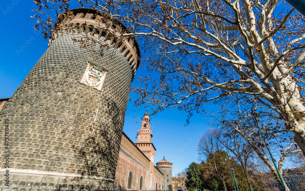 Sforza Castle, Milan, Italy