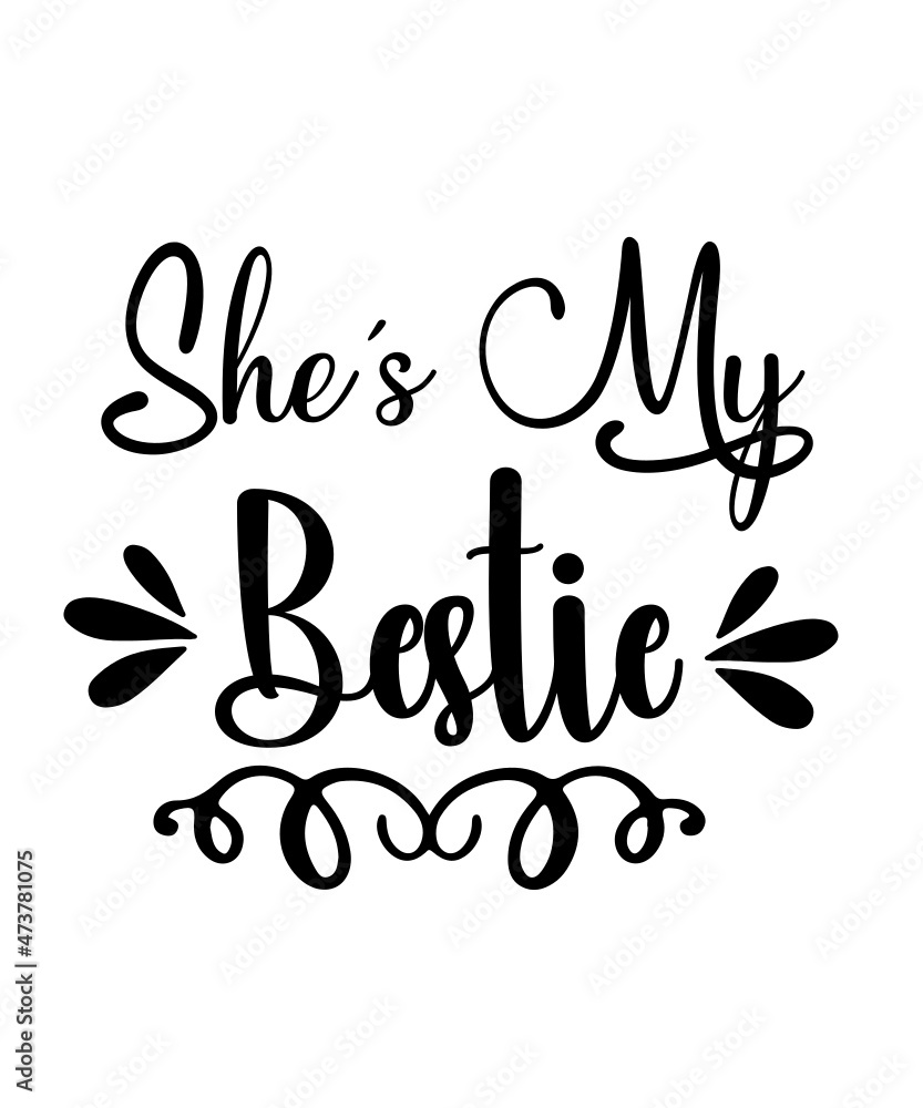 Vetor de Friendship Svg Bundle, Friends Svg, Best Friends Svg, Besties ...