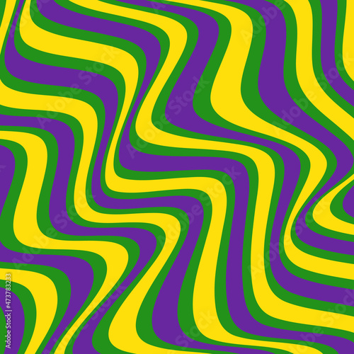 Mardi gras striped seamless pattern. Vector background for textile.