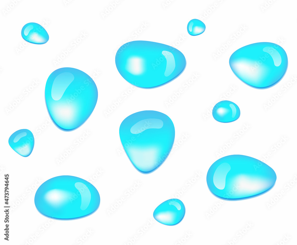 水滴 イラスト素材 水滴 イラスト素材