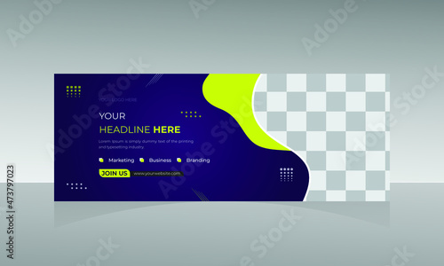 Facebook banner and cover template for social media.Business Agency cover template.
Cover template for the social network.Facebook cover for social media marketing. 
Editable file and layered.