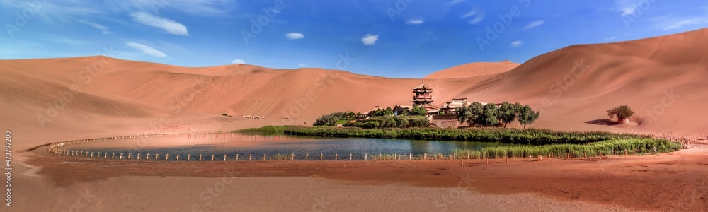 Fototapeta premium Crescent moon spring