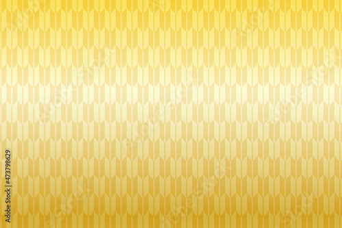 矢絣の背景　ゴールド