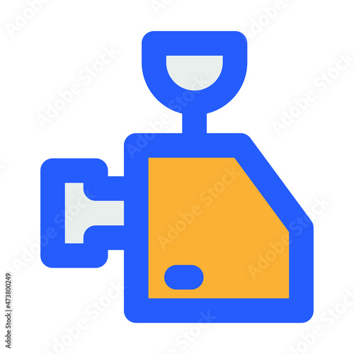 Meat Grinder Vector icon which is suitable for commercial work and easily modify or edit it