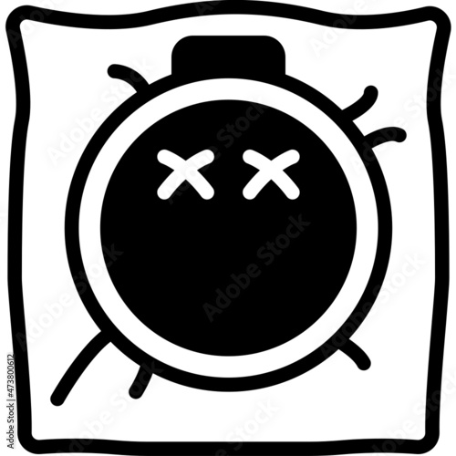 embroidery solid line icon
