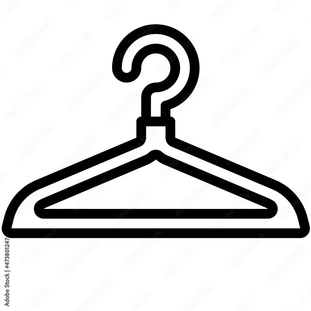 hanger line icon hanger line icon