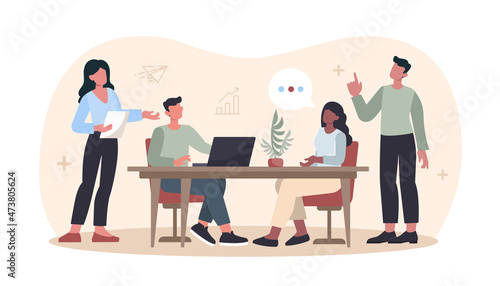 Business meeting concept
