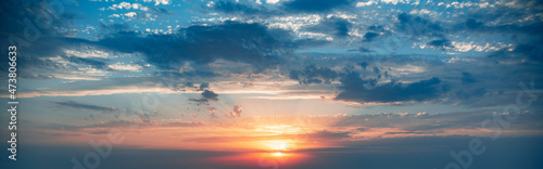 Photography Sea sunset. Beautiful sunset over the sea.